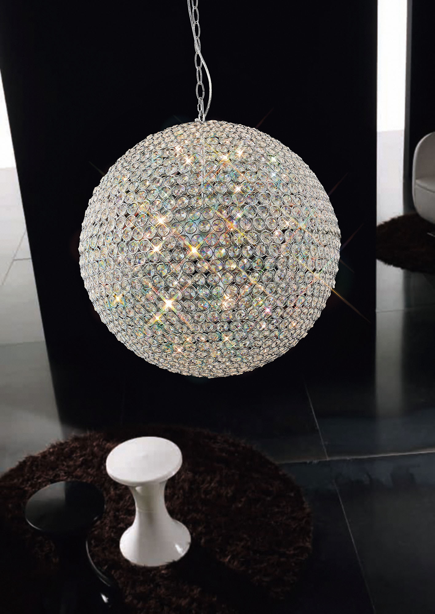 Ava Crystal Ceiling Lights Diyas Single Crystal Pendants Ava Crystal Ceiling Lights Diyas Single Crystal Pendants